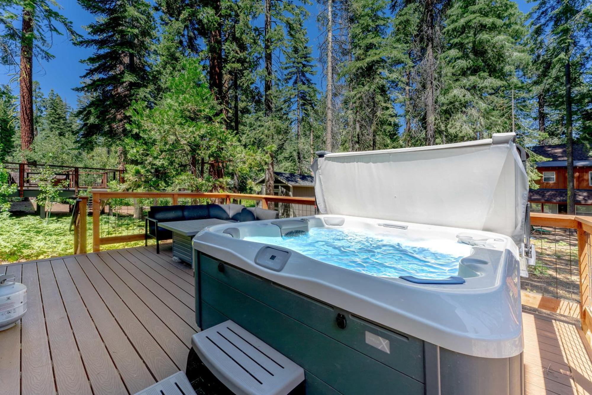 タホシティ Idyllic 4Br Tahoe Cabin With Hot Tubヴィラ エクステリア 写真